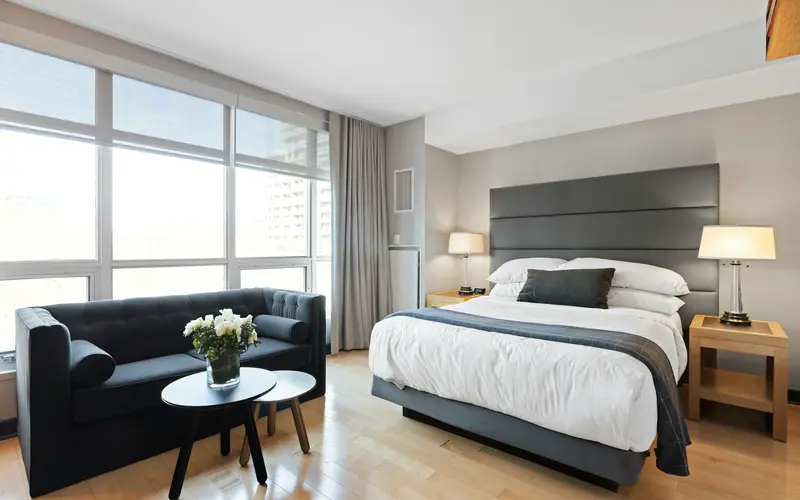 Hotel Master Bedroom, symbolizing LA Hotels